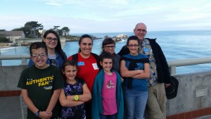 I love our annual family picture out on the deck of the aquarium.