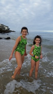 At the beach after the aquarium.  It doesn't seem to matter the temperature.  My kids love the beach!