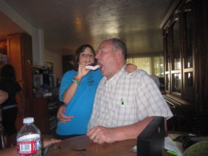 A visit with the grandparents isn't complete without ice cream!!