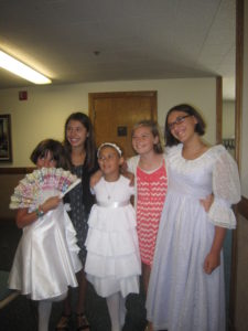 We love that the Bracks come to every baptism.  These girls are all growed up too.